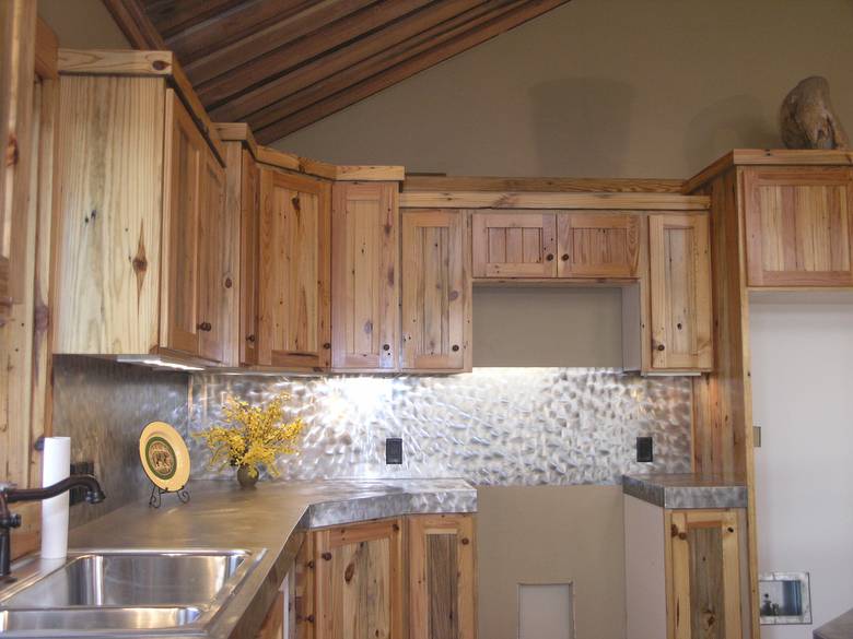 Southern Yellow Pine - Kitchen Cabinets